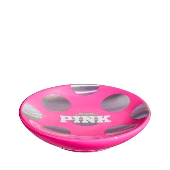 ❗️LAST💕VS PINK Polka Dot Catch-All Jewelry Dish - Picture 2 of 3